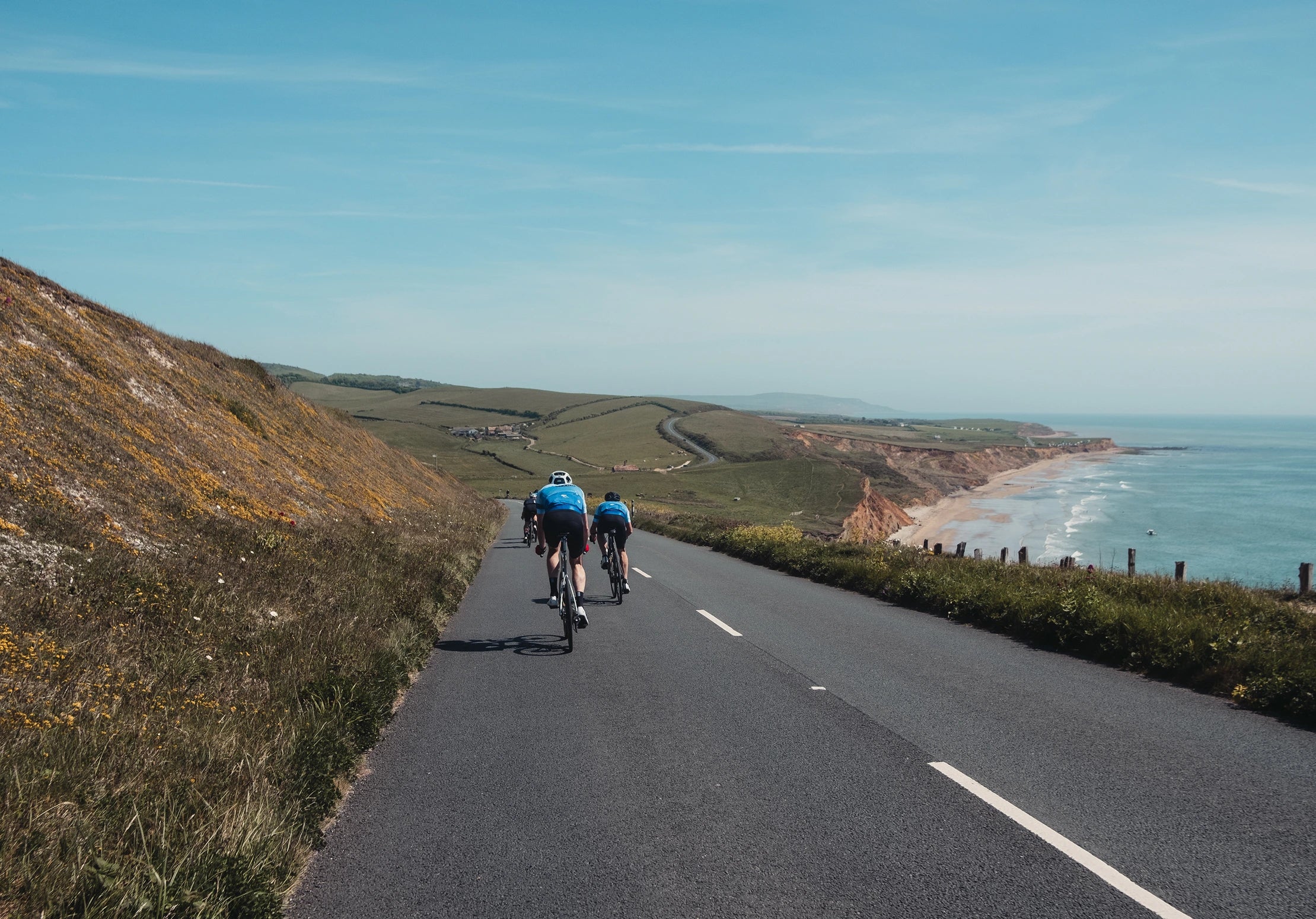 The Isle of Wight’s incredible Military Road, just one part of the routes at Joyride Festival Isle of Wight.